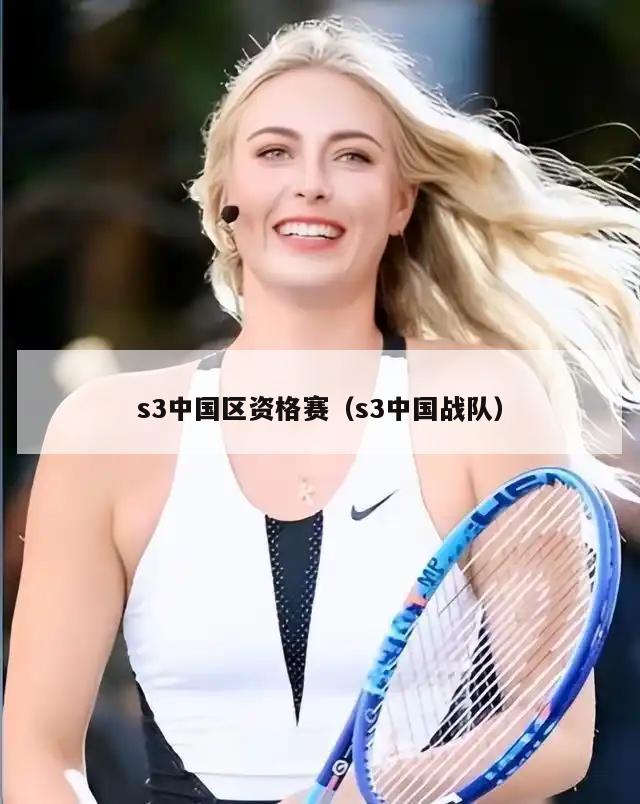 s3中国区资格赛（s3中国战队）  第1张