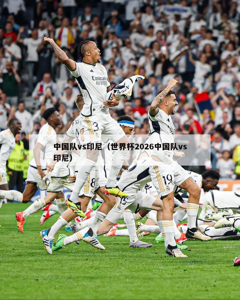 中国队vs印尼（世界杯2026中国队vs印尼）  第5张